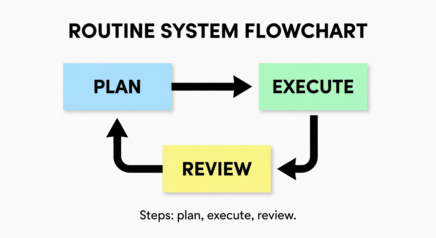 Routine system flowchart